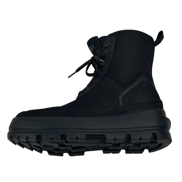 UGG Womens The UGG Lug Black Waterproof Canvas Combat Boots Size 7 New $140 - Picture 6 of 12